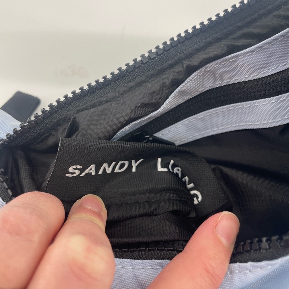Sandy Liang x Baggu Mini Bow Bag in Powder Blue A15 - Picture 7 of 8